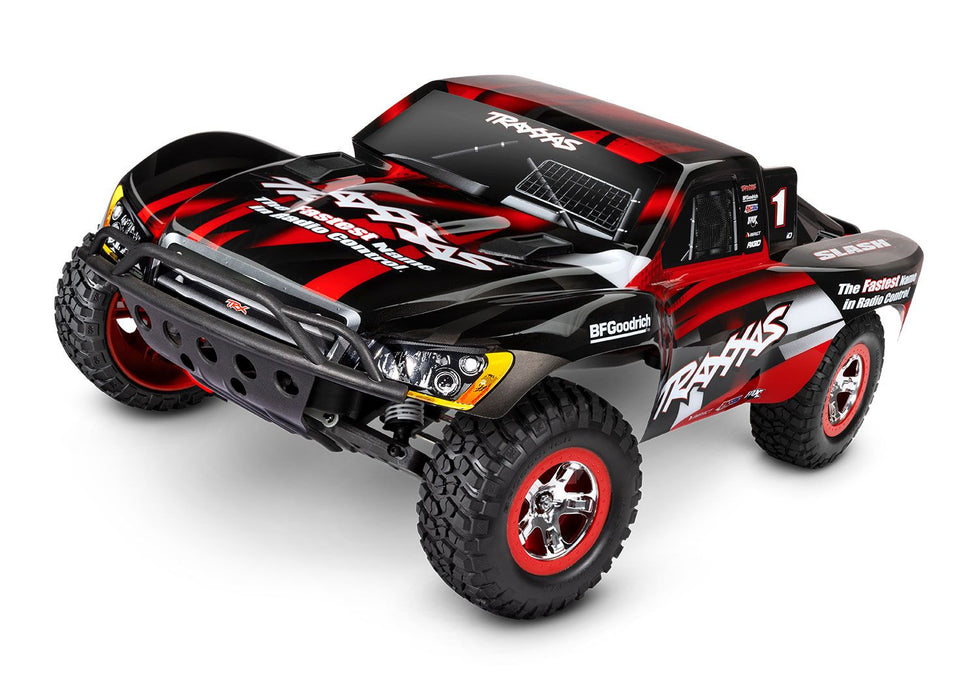 Traxxas 58034-8 Red Slash RTR 1/10 XL-5 Stadium Truck with Battery and USB-C Charger