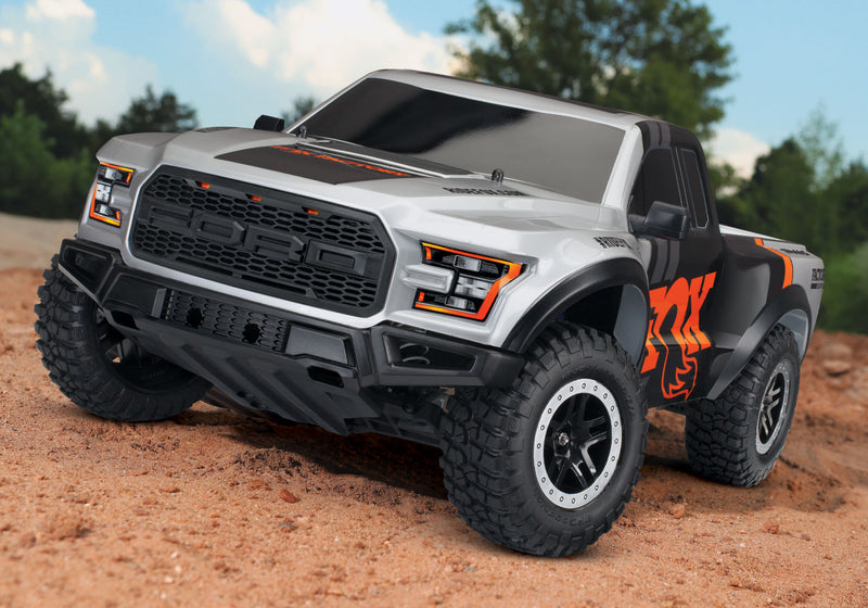 Traxxas 58094-8 FOX Ford Raptor RTR 1/10 XL-5 Stadium Truck with Battery and USB-C Charger