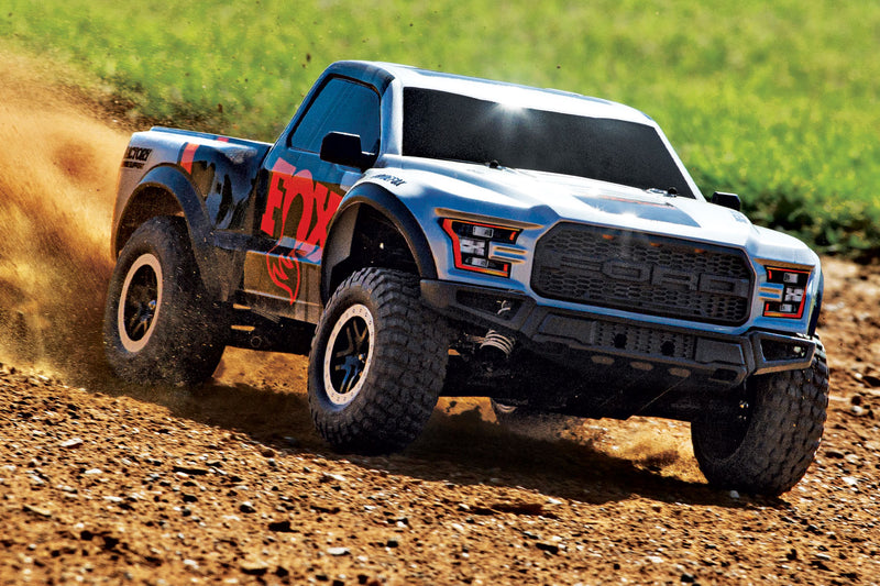 Traxxas 58094-8 FOX Ford Raptor RTR 1/10 XL-5 Stadium Truck with Battery and USB-C Charger