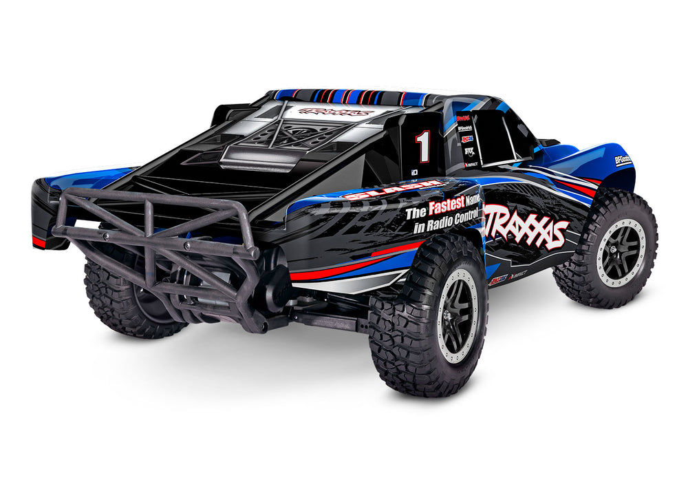 Traxxas 58134-4  Blue 2WD Slash RTR 1/10 BL-2s Brushless Short Course Truck