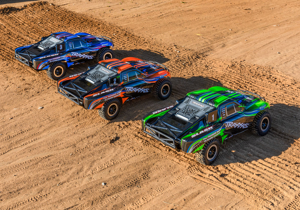 Traxxas 58134-4  Blue 2WD Slash RTR 1/10 BL-2s Brushless Short Course Truck