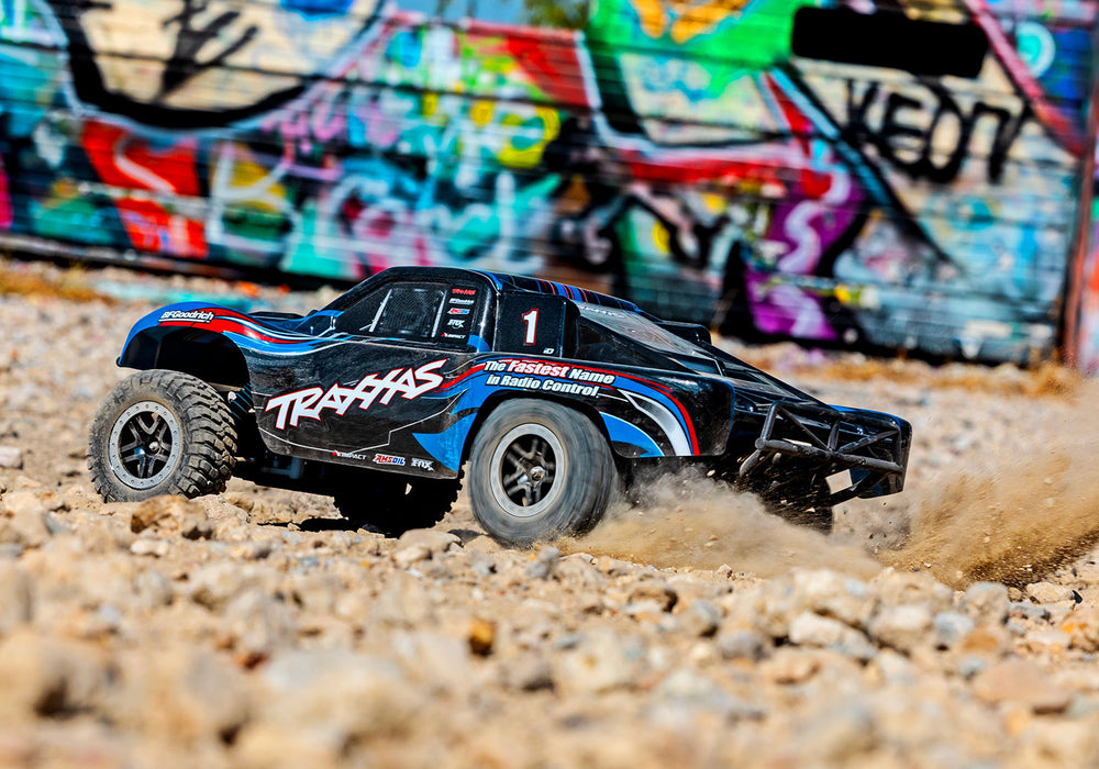 Traxxas 58134-4  Blue 2WD Slash RTR 1/10 BL-2s Brushless Short Course Truck