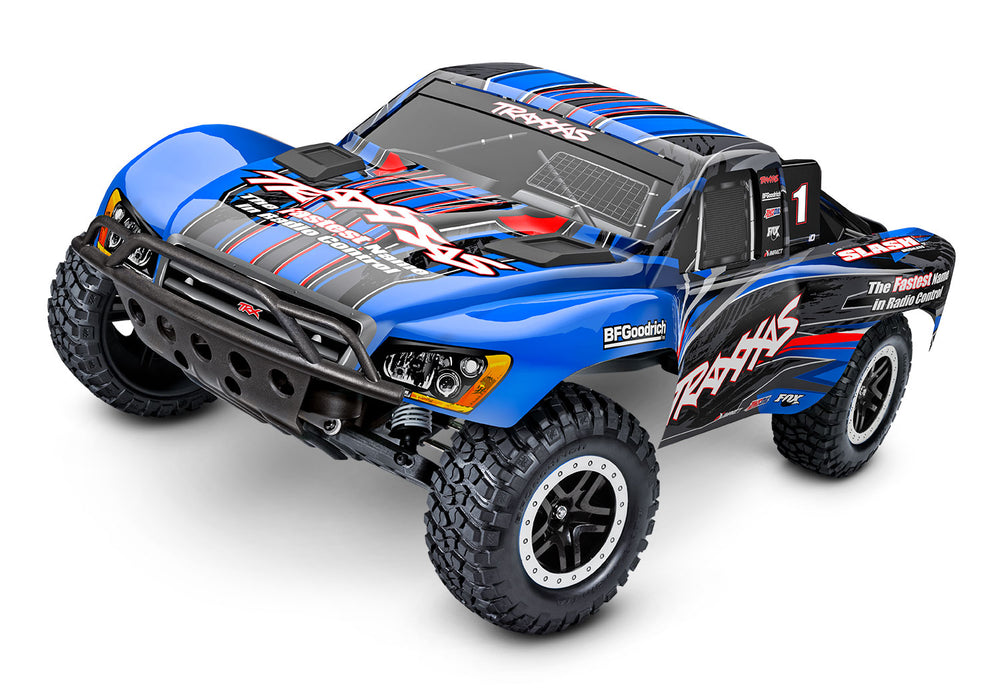 Traxxas 58134-4  Blue 2WD Slash RTR 1/10 BL-2s Brushless Short Course Truck