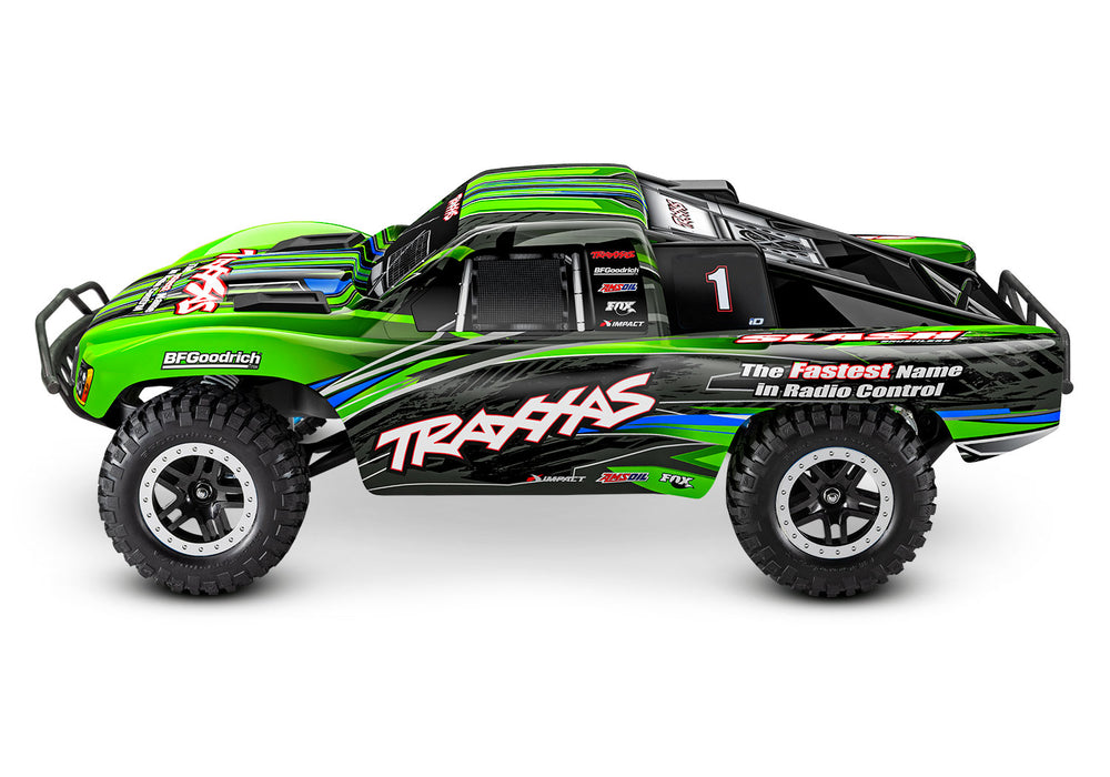 Traxxas 58134-4  Green 2WD Slash RTR 1/10 BL-2s Brushless Short Course Truck
