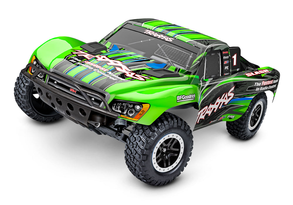 Traxxas 58134-4  Green 2WD Slash RTR 1/10 BL-2s Brushless Short Course Truck