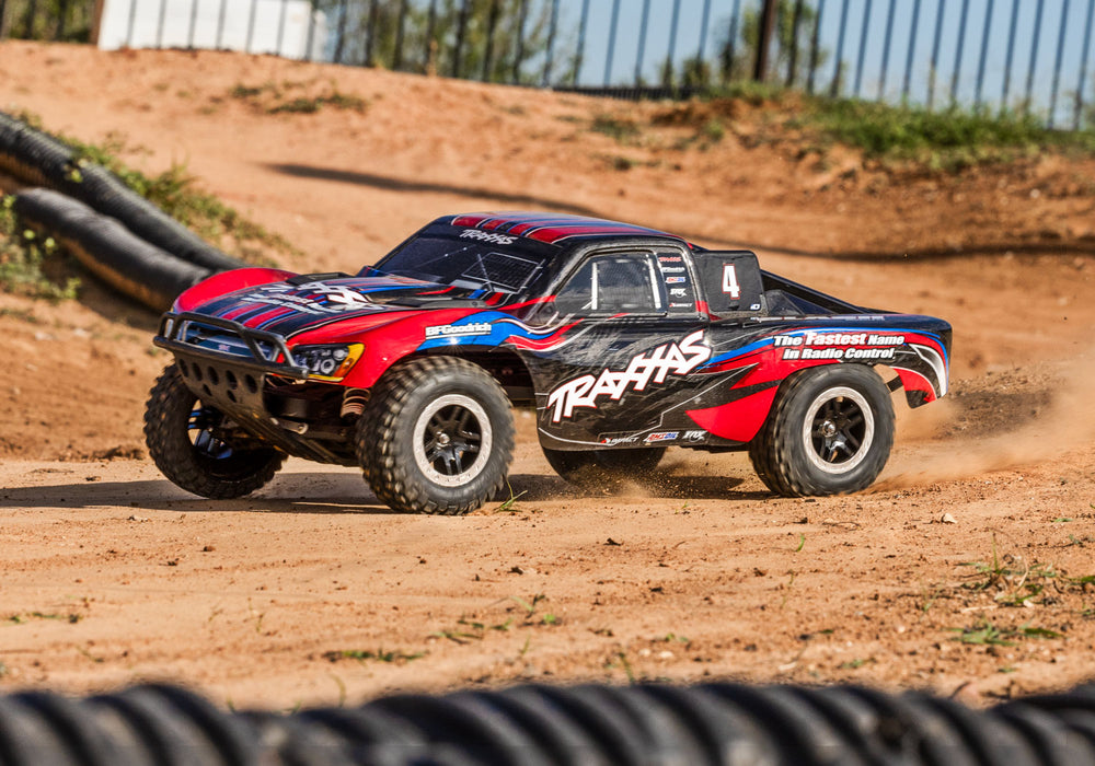 Traxxas 58134-4 Red 2WD Slash RTR 1/10 BL-2s Brushless Short Course Truck
