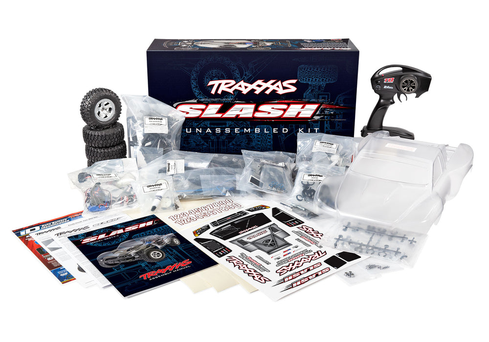 Traxxas 58214-4 2WD Slash Kit with XL-5 ESC Brushed Titan Motor and TQ Radio System