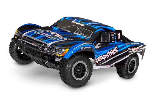 Traxxas 58234-8 2WD Blue Slash HD with USB-C