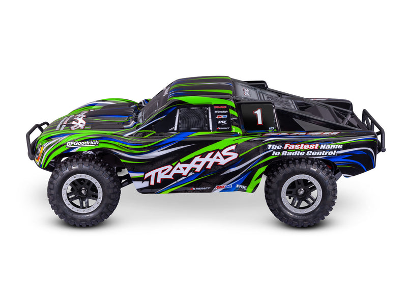 Traxxas 58334-4 1/10 2wd Green Slash HD BL-2s