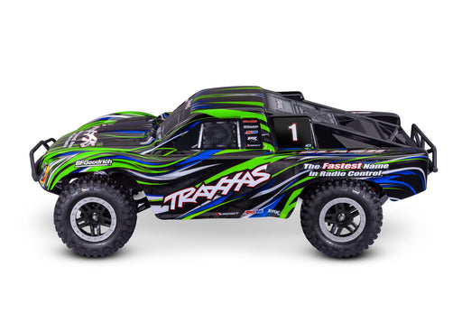 Traxxas 58334-4 1/10 2wd Green Slash HD BL-2s