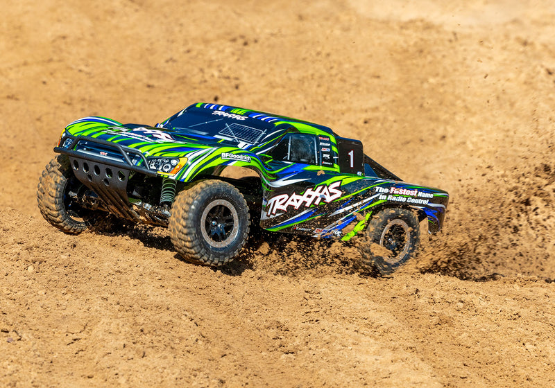 Traxxas 58334-4 1/10 2wd Green Slash HD BL-2s