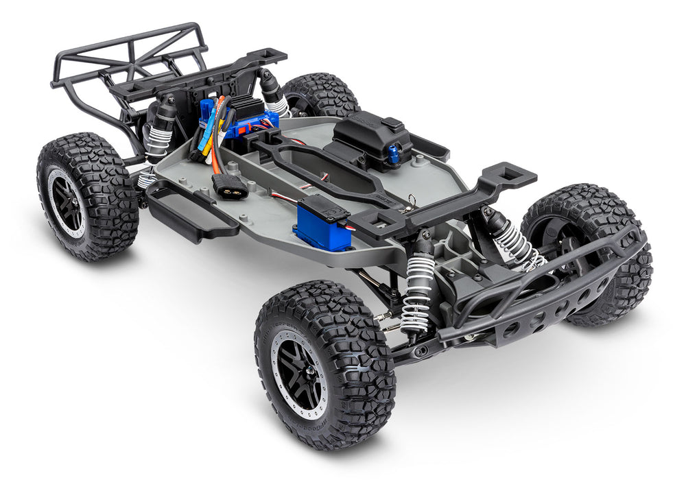 Traxxas 58376-74 Slash VXL Brushless 2WD 1/10 Scale Electric Short Course Truck Fox Racing Clipless Body