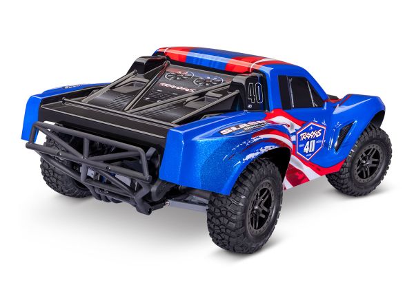 Traxxas 58434-4 Slash VX3 BL Brushless 2WD 1/10 Scale Electric Short Course Truck 40th Anniversary of Traxxas Clipless Body