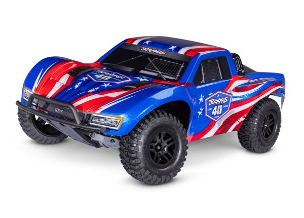 Traxxas 58434-4 Slash VX3 BL Brushless 2WD 1/10 Scale Electric Short Course Truck 40th Anniversary of Traxxas Clipless Body