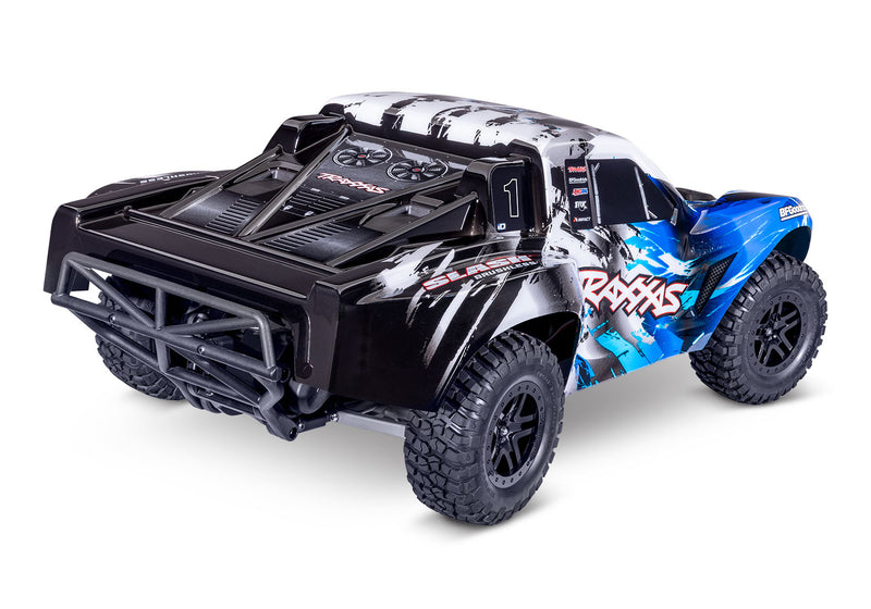 Traxxas 58434-4 Slash VX3 BL Brushless 2WD 1/10 Scale Electric Short Course Truck Blue Clipless Body