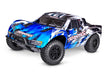 Traxxas 58434-4 Slash VX3 BL Brushless 2WD 1/10 Scale Electric Short Course Truck Blue Clipless Body