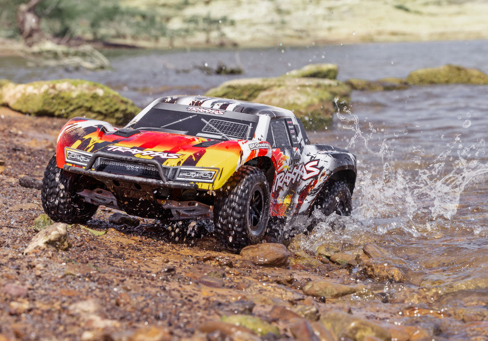 Traxxas 58434-4 Slash VX3 BL Brushless 2WD 1/10 Scale Electric Short Course Truck Red Clipless Body