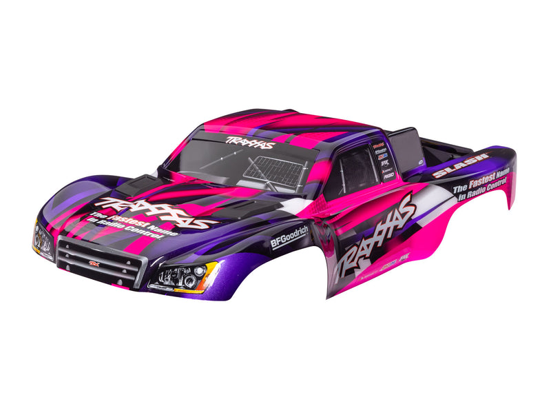 Traxxas 5851 Pink Slash Clipless Body