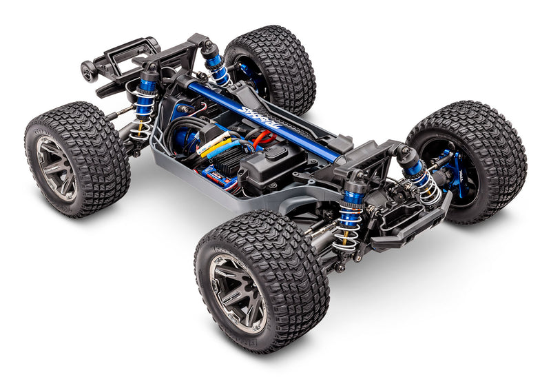 Traxxas 67097-4 Blue Rustler 4X4 Ultimate 1/10 Scale Stadium Truck