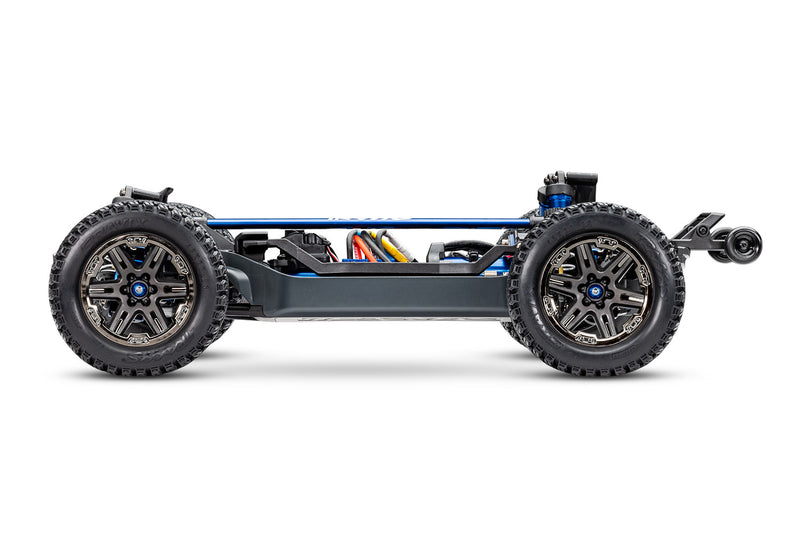 Traxxas 67097-4 Blue Rustler 4X4 Ultimate 1/10 Scale Stadium Truck