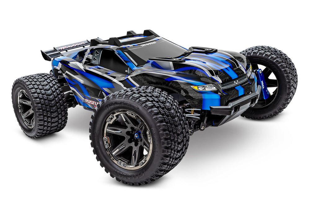 Traxxas 67097-4 Blue Rustler 4X4 Ultimate 1/10 Scale Stadium Truck