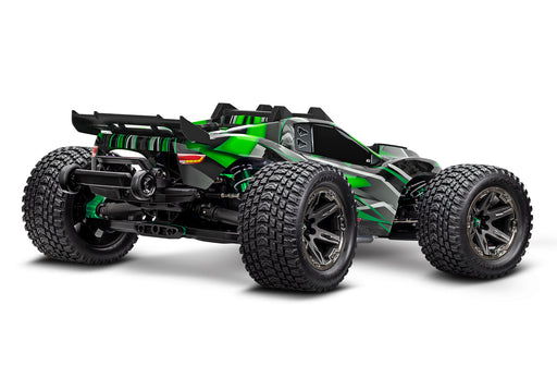 Traxxas 67097-4 Green Rustler 4X4 Ultimate 1/10 Scale Stadium Truck