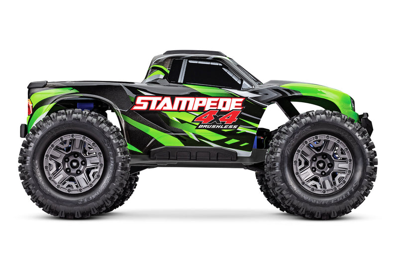 Traxxas 67154-4  Green 4x4 Stampede RTR 1/10 BL-2s Brushless Monster Truck