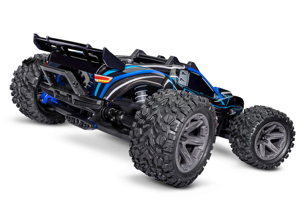 Traxxas 67164-4 Blue 4x4 Rustler RTR 1/10 BL-2s Brushless Stadium Truck