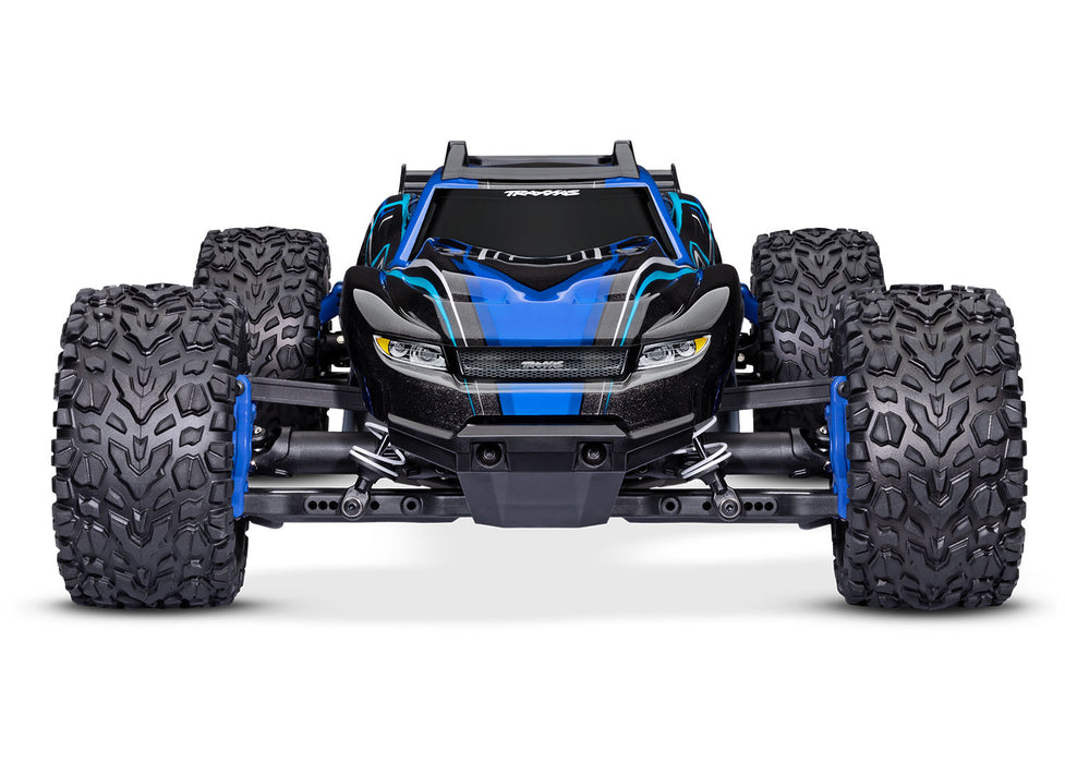 Traxxas 67164-4 Blue 4x4 Rustler RTR 1/10 BL-2s Brushless Stadium Truck
