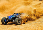 Traxxas 67164-4 Blue 4x4 Rustler RTR 1/10 BL-2s Brushless Stadium Truck