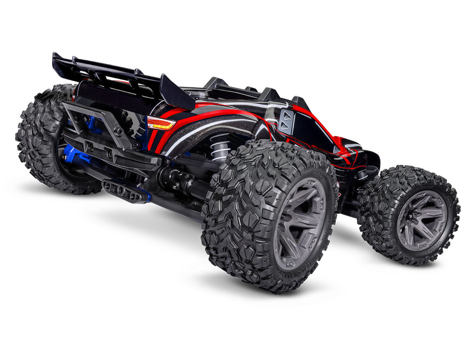 Traxxas 67164-4  Red 4x4 Rustler RTR 1/10 BL-2s Brushless Stadium Truck