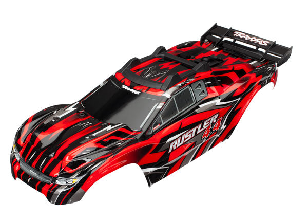Traxxas 6718 Rustler 4x4 Red Body