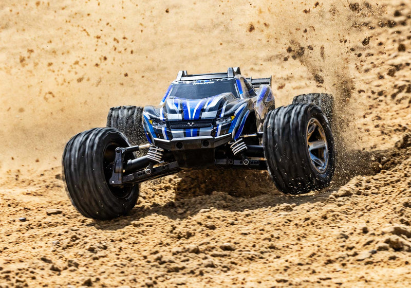 Traxxas 67376-4 Blue Rustler 4X4 VXL 1/10 Scale Stadium Truck