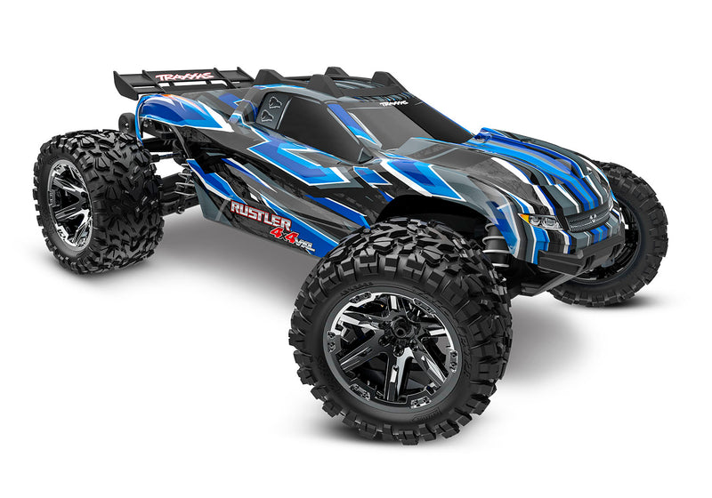 Traxxas 67376-4 Blue Rustler 4X4 VXL 1/10 Scale Stadium Truck