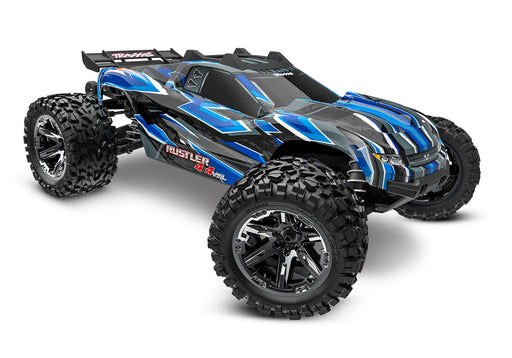 Traxxas 67376-4 Blue Rustler 4X4 VXL 1/10 Scale Stadium Truck
