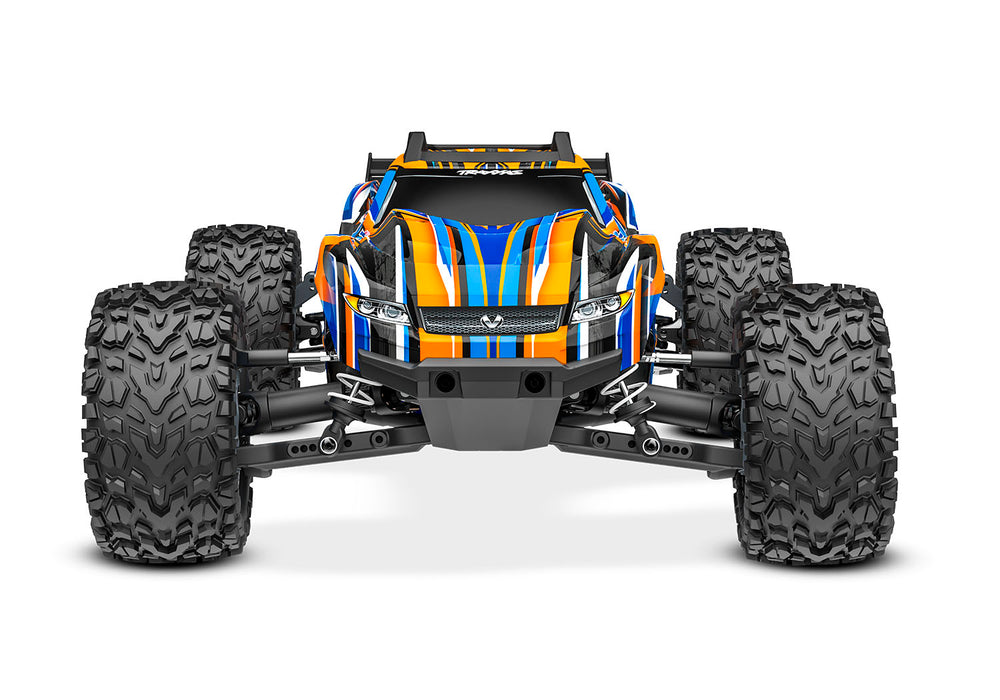 Traxxas 67376-4 Orange Rustler 4X4 VXL 1/10 Scale Stadium Truck