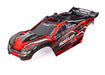 Traxxas 6740 Red Rustler 4x4  Body with Mounts and Support