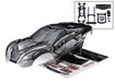 Traxxas 6740L ProGraphix® Rustler 4x4  Body with Mounts and Support