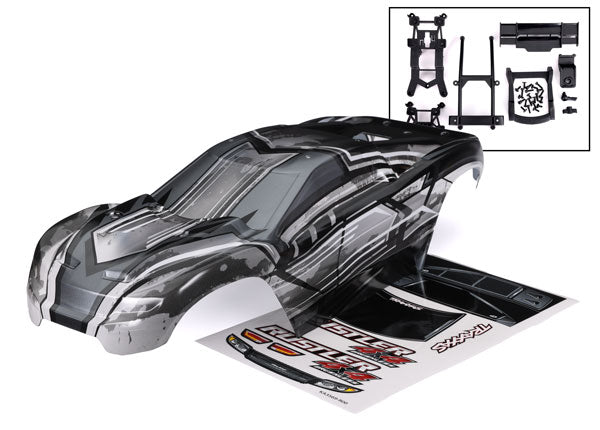 Traxxas 6740L ProGraphix® Rustler 4x4  Body with Mounts and Support