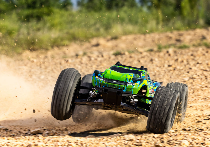 Traxxas 67464-4 Green Rustler 4x4 HD VX3 Brushless