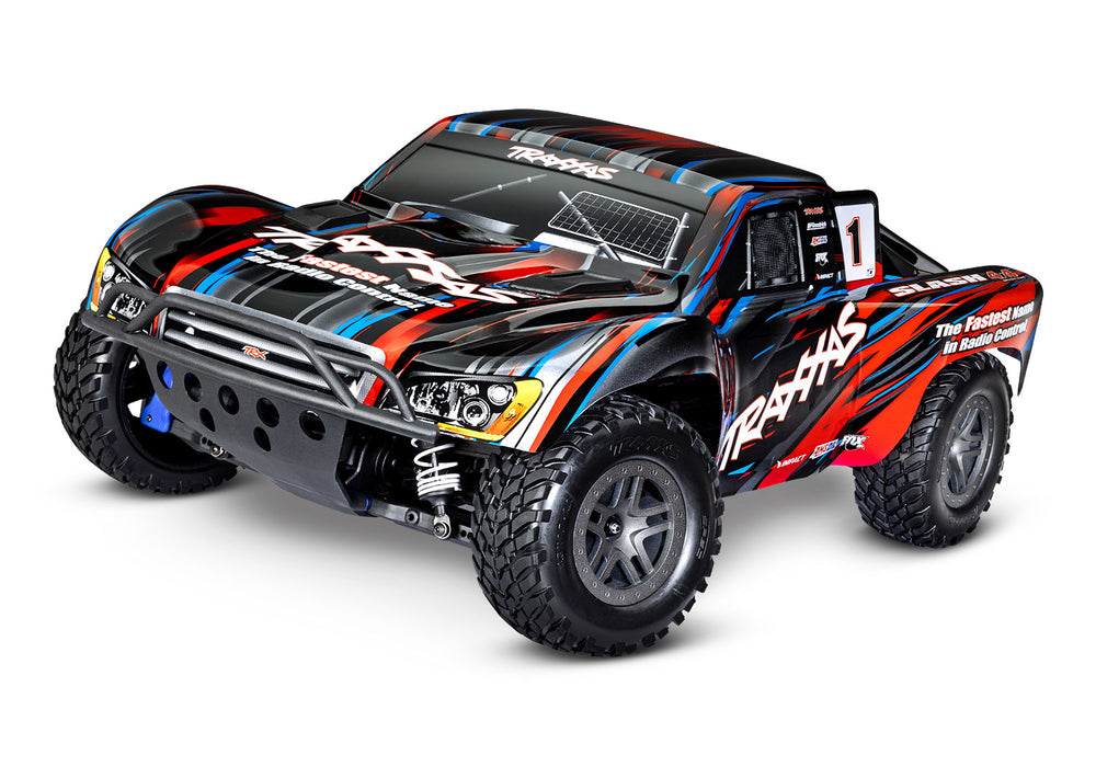 Traxxas 68154-4  Red 4x4 Slash RTR 1/10 BL-2s Brushless Short Course Truck