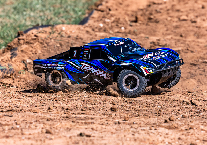 Traxxas 68386-4 Blue Slash 4X4 VXL HD 1/10 Scale Electric Short Course
