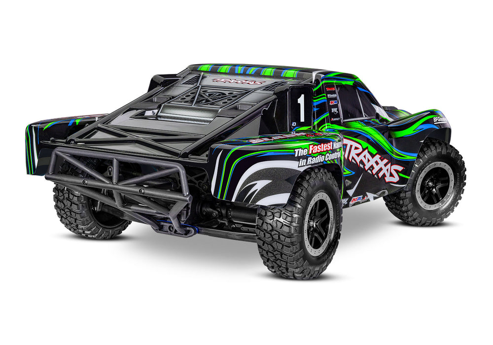 Traxxas 68386-4 Green Slash 4X4 VXL HD 1/10 Scale Electric Short Course