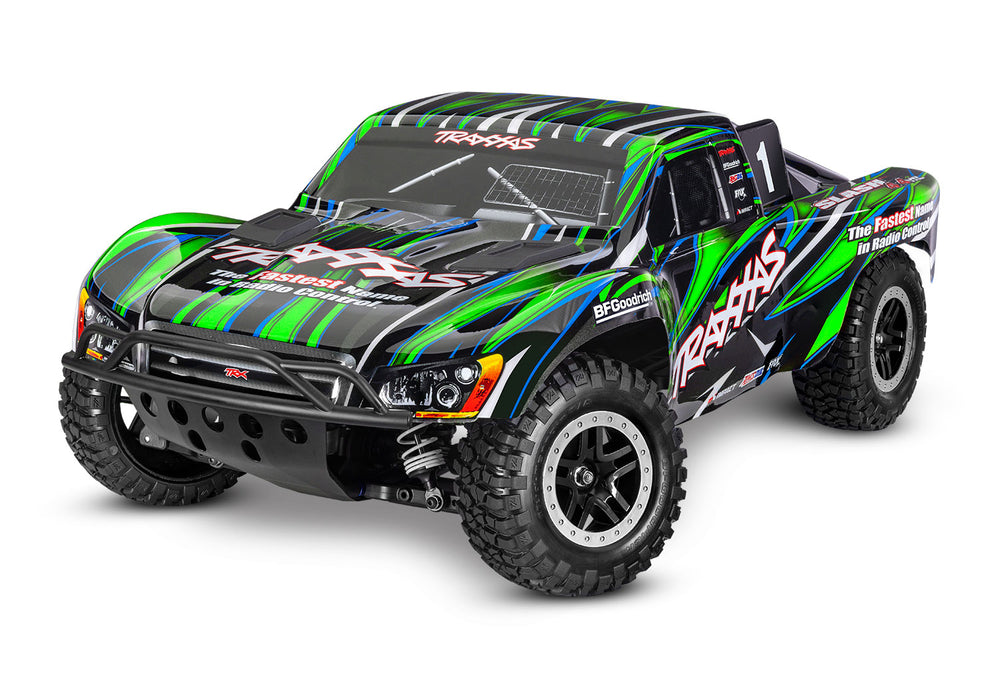 Traxxas 68386-4 Green Slash 4X4 VXL HD 1/10 Scale Electric Short Course