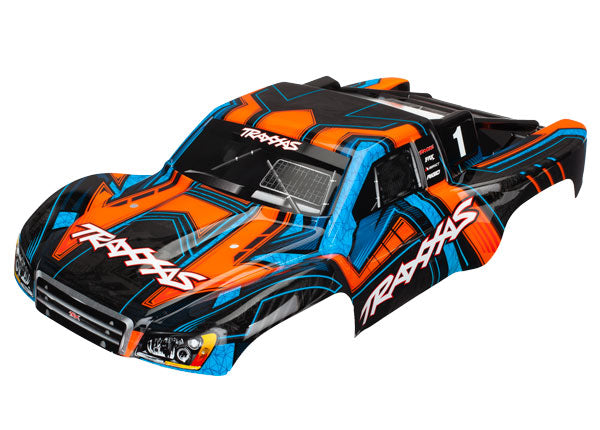 Traxxas 6844 Slash 4x4 Ultimate Orange and Blue Body Painted