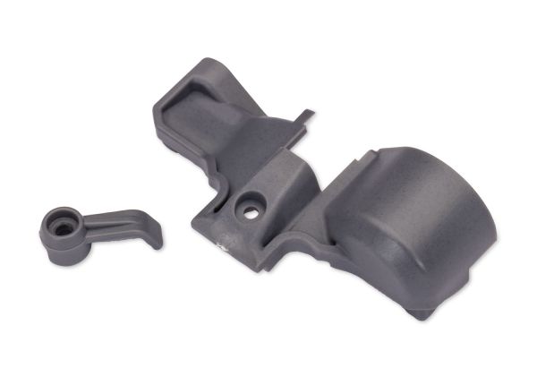 Traxxas 6877 Slate Gray Gear Cover Motor Wire Hold Down Clip for 4x4 Slash Stampede and Others