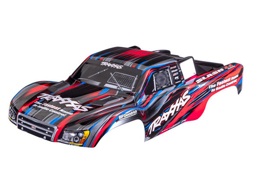 Traxxas 6932 Red Slash 4x4 Body with Clipless Mounting