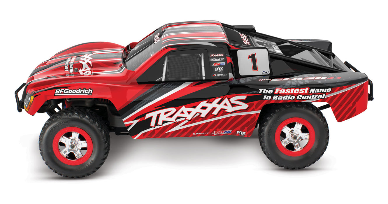 Traxxas 70054-8 Red 1/16 RTR XL2.5 Slash 4x4 Short Course Truck with Battery and USB-C Charger
