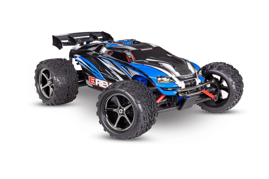 Traxxas 71054-8 Blue 1/16 RTR XL2.5 E-Revo 4x4 Monster Truck with Battery and USB-C Charger