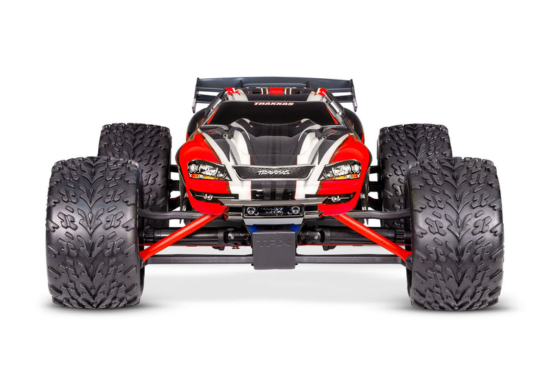 Traxxas 71054-8 Red 1/16 RTR XL2.5 E-Revo 4WD Monster Truck with Battery and USB-C Charger